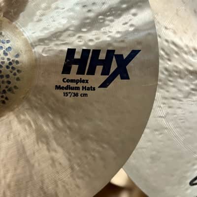 SABIAN 11502XCN 15" HHX COMPLEX MEDIUM HATS 1138g / 1480g - FLOOR MODEL image 4