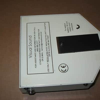 used Visual Sound Route 66 Overdrive & Compression 1st ver of orig model RT66 (late 1990s) only works with adapter (NOT included), has battery clip - but can't power a battery clip (don't know why) + new feet & strings image 21