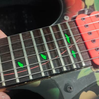 Ibanez JEM77-FP Steve Vai Signature 1988 - 2004 - Black Floral Pattern image 4
