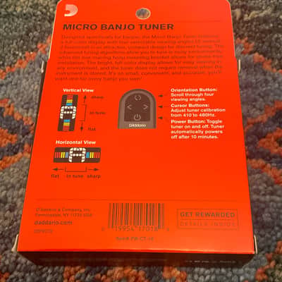D'Addario Planet Waves PW-CT-16 Micro Tuner for Banjo image 4