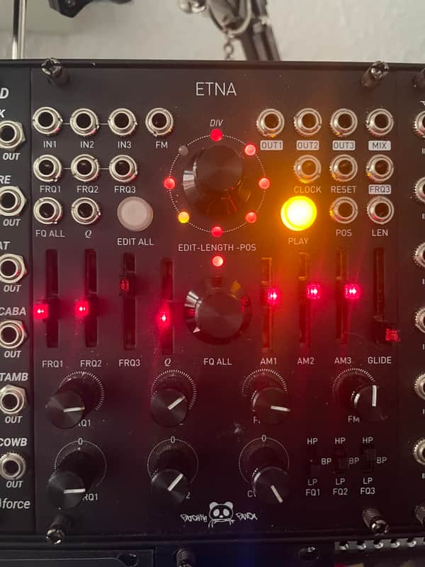 Patching Panda Etna Eurorack Synth Module 2025 - Present - Black image 1