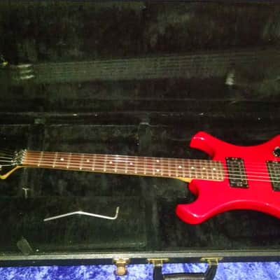1983 Kramer Floyd Rose Model Non-Tilt Neck Trans Red W/Original Hard Case image 16