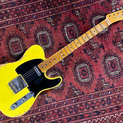 Fender Custom Shop '52 Heavy Relic Telecaster 2013 Graffiti Yellow image 1