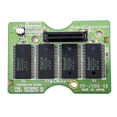 Roland SR-JV80-06 Dance Expansion Board 1990s - Green Made in Japan Worldwide Shipment image 2