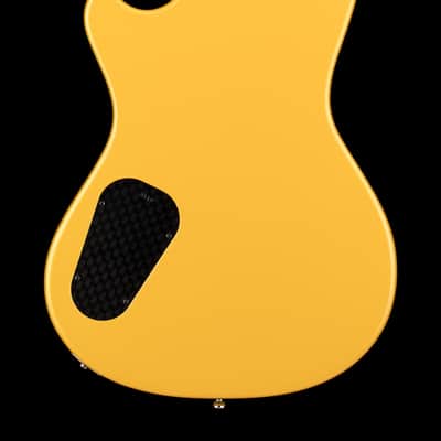 Powers Electric A-Type FF42 - Jet Black with Saffron Stripes #B513 image 2