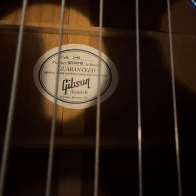 Gibson J-45 2007 - Vintage Burst image 7