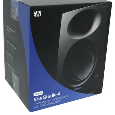 2) Presonus Eris Studio 4 Powered 4.5" Studio Monitor Speakers+Mixer w/Interface image 12
