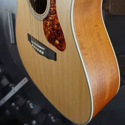 Guild Westerly Collection D-240E Flamed Mahogany w/ Gig Bag image 9