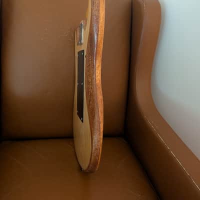 1970s Epiphone ET-280 Short Scale Bass MIJ Matsumoku - Natural Stripped / Select by EMG Modded (As-Is Seized Truss Rod / Wiring Project) image 22