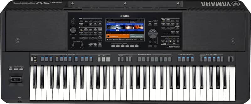 Yamaha PSR-SX720+ 61-Key Arranger Workstation Keyboard, Black image 1