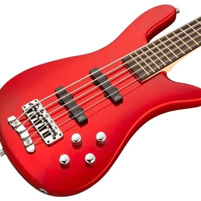 Warwick RockBass Streamer LX, 5-String - Metallic Red High Polish image 1