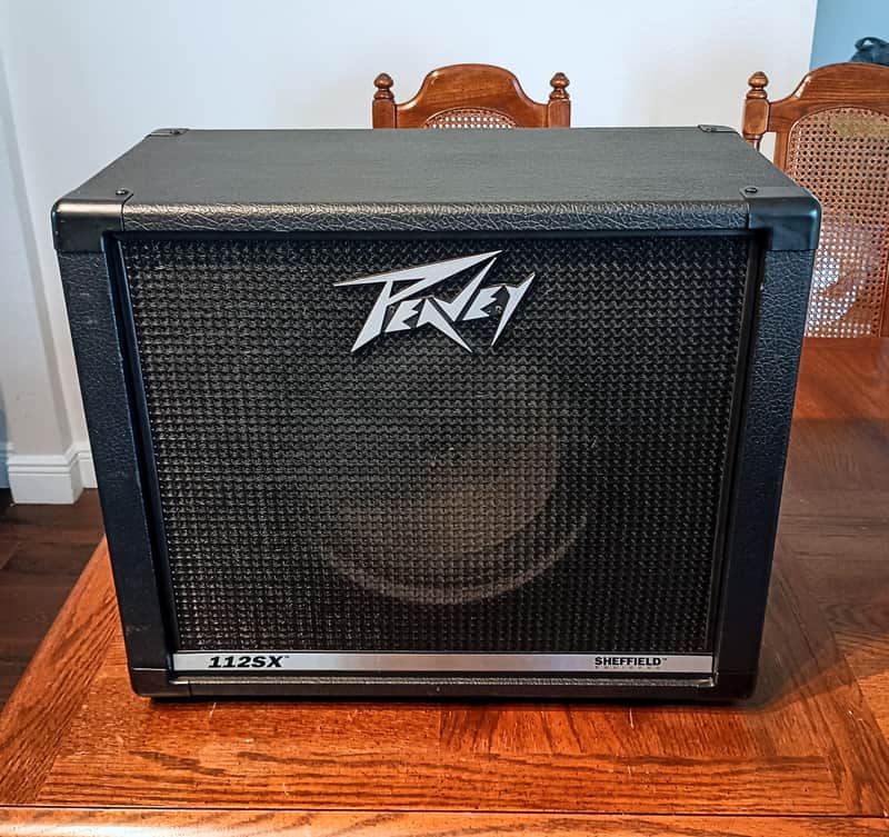 Peavey 112 SX - 1x12" Guitar Speaker Enclosure (Silver-Stripe) image 1