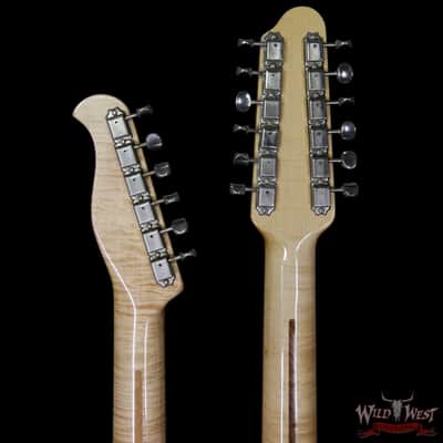 2003 Fred Stuart Golden Hawk Double-Neck Chartreuse Sparkle image 8