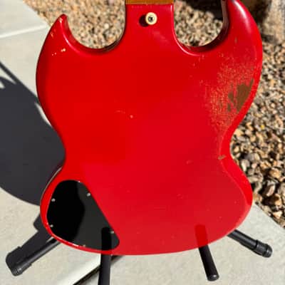Jeff Beck signed Gibson Melody Maker D fire engine red - Groovy! ✌️ image 11