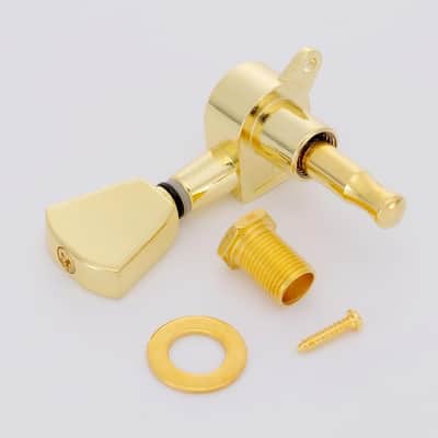 6pcs Gold 3L3R Chrome Tuning Key Peg, Guitar Parts 3 Left 3 Right Tuners, Guitar String Tuning Pegs Machine Head Tuners for Acoustic or Electric Guitar image 5