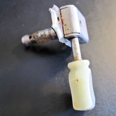 Gibson Kluson Deluxe Single Ring Keystone Tuners Aged Nickel from Les Paul R9 1959 Historic Reissue image 7