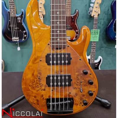 STERLING BY MUSIC MAN - STINGRAY5 HH RAY35HH POPLAR BURL AMBE image 1