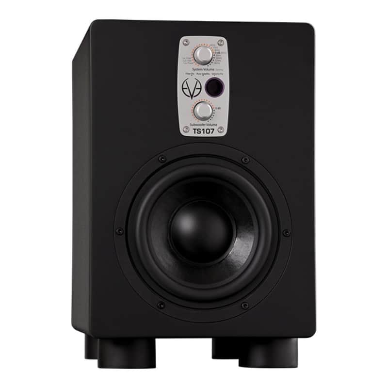 EVE Audio TS107 6.5-Inch Active Subwoofer with Passive Radiator, 36 to 300 Hz Frequency Range and 102 dB Maximum Sound Pressure Level image 1