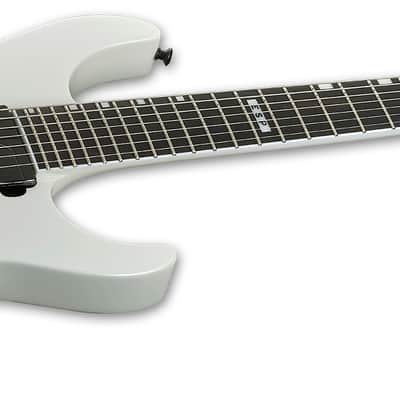 ESP E-II M-II 7B Baritone Evertune Pearl White 7-String Electric Guitar + Hard Case Made in Japan - Brand New image 3