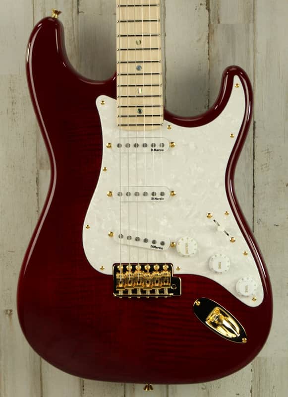 DEMO Fender Richie Kotzen Stratocaster - Transparent Red Burst (804) image 1