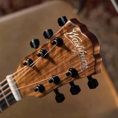 Washburn BTS9VCECH Bella Tono S9V Spruce Top Okoume Neck 6-String Acoustic-Electric Guitar image 8