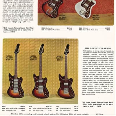 Supro Lexington Mid 60's Sunburst image 15