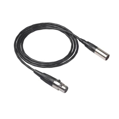 Mini XLR 3 Pin Male to Female Pro Microphone Cable;3-Pin Mini XLR Male to Female Microphone Cable (1 Meter) image 2