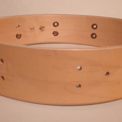TAMA VINTAGE PICCOLO SNARE DRUM SHELL - NAT MAPL LACQUER - FREE SHIP TO C-USA! image 2