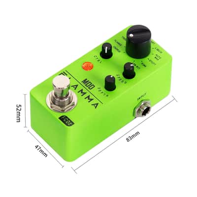 FLAMMA FC05 Mini Modulation Pedal with Chorus Flanger Tremolo Phaser Vibrato Rotary Liquid Autowah Stutter Ring LowBit image 8