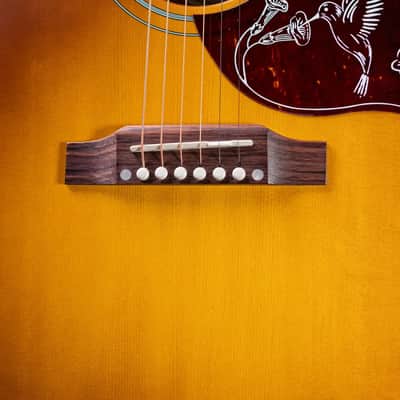 Gibson Hummingbird Special Dreadnought Acoustic/Electric Guitar - Honey Burst Satin with Gig Bag image 11