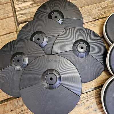 Roland And Yamaha Drum And Cymbal Pads Job Lot USED! RKJBL200626 image 2