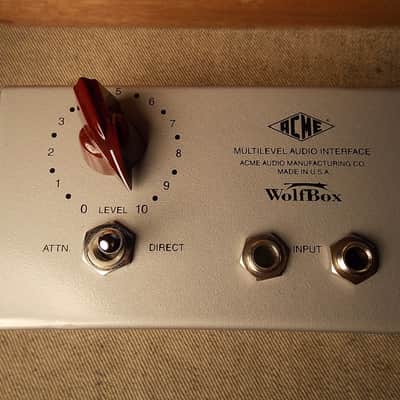 ACME AUDIO WOLFBOX MOTOWN DI DIRECT BOX w/ORIGINAL TRANSFORMER LAST ONE. EVER. image 4