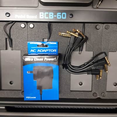 Boss BCB-60 Pedalboard / Carrying Case NOV 2004 w BOSS CABLING and 240v POWER SUPPLY image 4