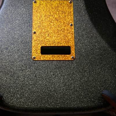 FENDER MIJ Hellecasters Limited Edition John Jorgenson Stratocaster "Black Gold Sparkle + Rosewood" (1997) image 16