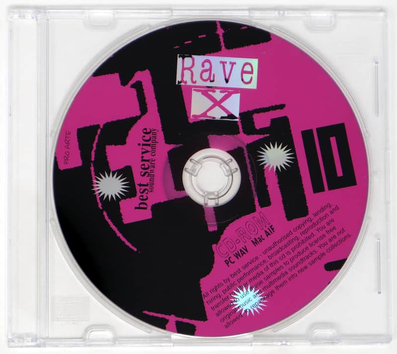 Best Service Sound Cube Volume 10 Rave X Sample Library/Sound Library/Sampling CD 1990s image 1