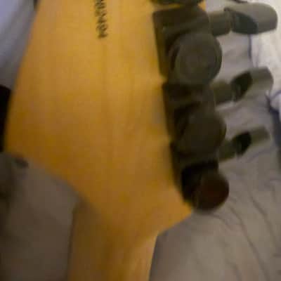 Limited Edition American Pro Stratocaster Neck, 22 Narrow Tall Frets, 9.5" Radius, Streaked Ebony and Black Headcap image 4