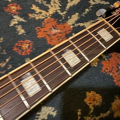 Ibanez SGE220VS Stage Series Dreadnought Acoustic/Electric Guitar 2010s - Vintage Sunburst image 11