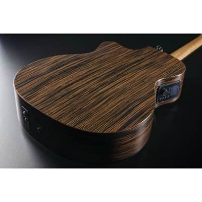 Lag HV50ACE HyVibe 50 Auditorium Bevel Cutaway Solid Engelmann Spruce Top Khaya Neck 6-String Acoustic Electric Guitar w/Gig Bag image 6