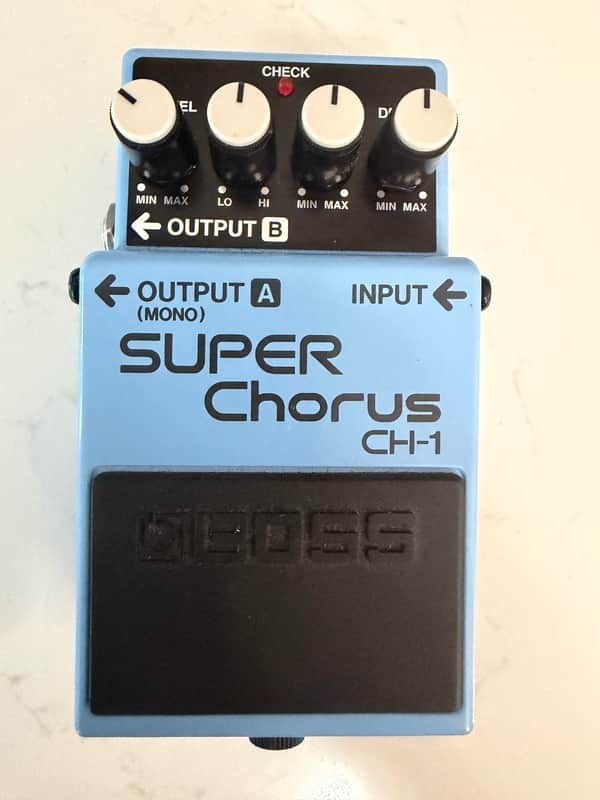 Boss CH-1 Super Chorus (Dark Gray Label) 2001 - Present - Blue image 1