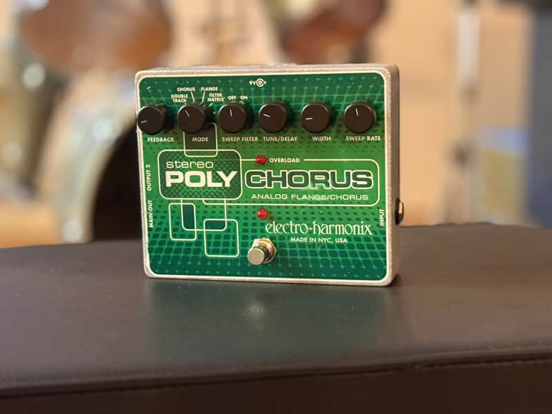 Electro-Harmonix Stereo Polychorus Analog Flange/Chorus Pedal | Reverb