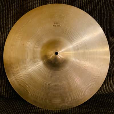 A. Zildjian 18" Hollow Logo Thin Crash Cymbal 1978 - 1982