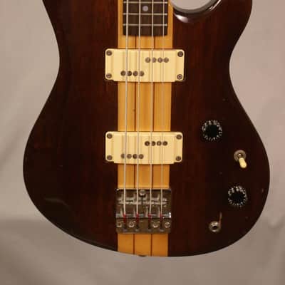 Made in Japan Aria Pro II Thor Sound TSB 400 electric bass guitar all original with a crate gig bag image 2