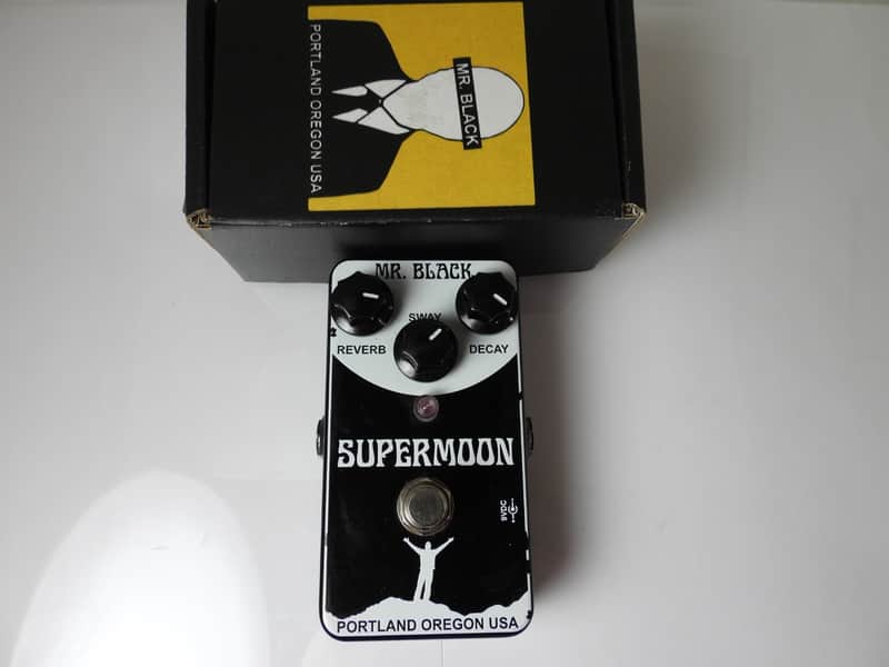 Mr. Black Supermoon Reverb Effects Pedal Free USA Shipping image 1