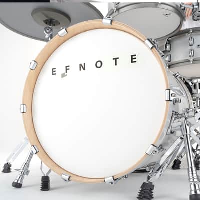 EFNOTE Kick Drum 20” Bass White Sparkle EFD-K2015-WS image 2