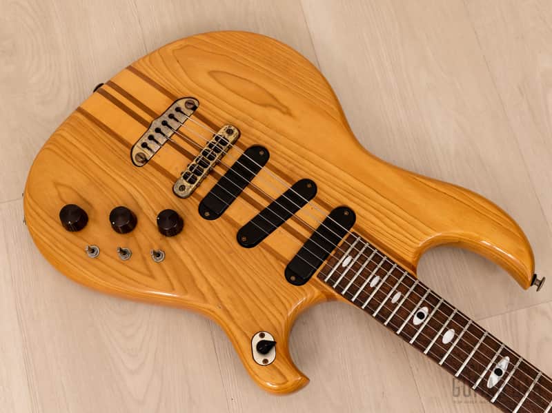 1980 Aria Pro II Rev-Sound RS-750 Neck Through Superstrat Natural