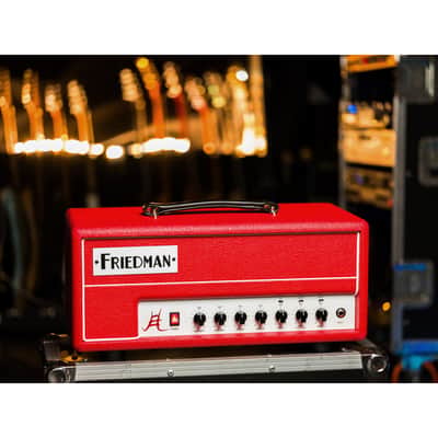 Friedman JEL-20 Jake E Lee Signature 20 Watt Tube Guitar Amplifier Head - Red image 23