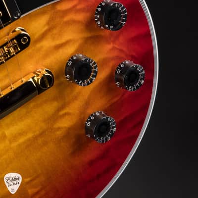 Gibson Custom Shop Dealer Select Les Paul Custom 5A Quilt "Tree Of Life" Fireburst #CS601367 image 15