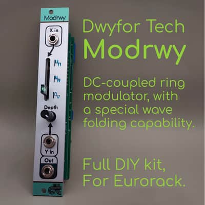 Dwyfor Tech Modrwy - Eurorack DIY Ring Modulator, Waveshaper, Wavefolder, Analogue Multipler - FULL DIY KIT image 1