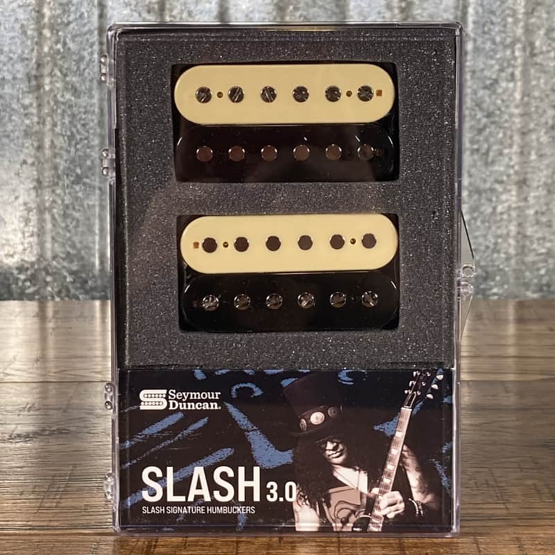 Seymour Duncan Slash 3.0 Humbucker Bridge/Neck Zebra 4 Conductor Guitar Pickup SET 11104-43-ZRZ-4C-bpSh image 1