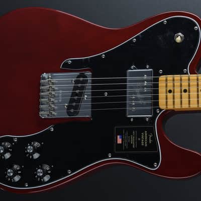 Fender American Vintage II 1977 Telecaster Custom - Wine w/Maple imagen 1